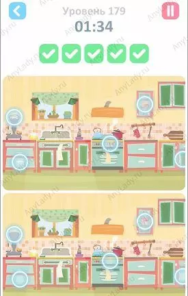 179 уровень Tap Tap Differences Ответ