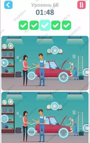 66 уровень Tap Tap Differences Ответ