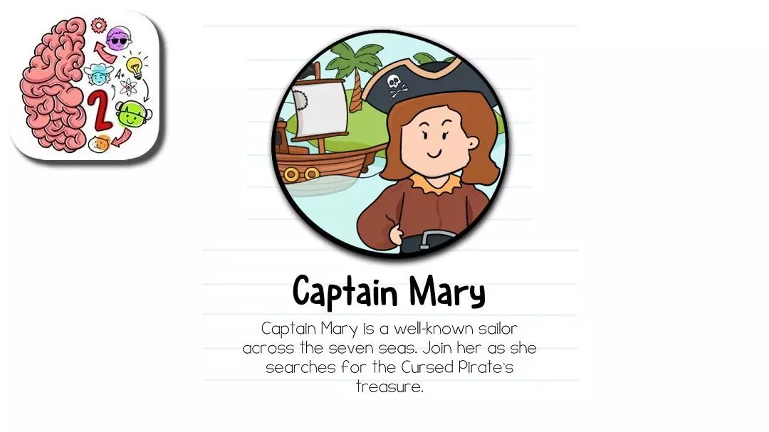 Brain Test 2 Captain Mary Answers