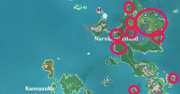 Где найти все типы Древесины в Genshin Impact?